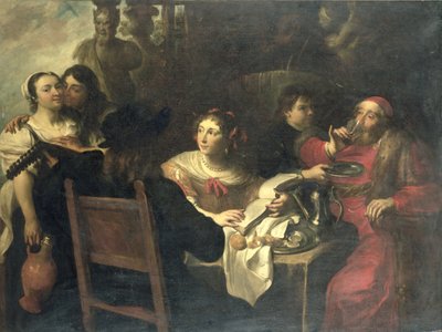 Das Fest des reichen Mannes von Theodor Rombouts